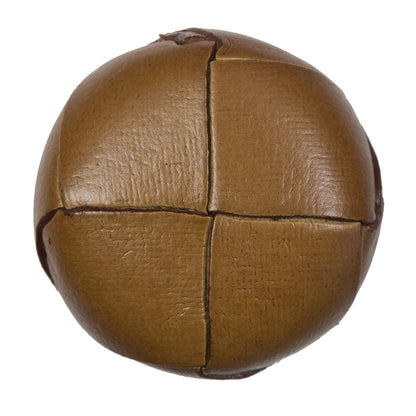 Natural Leather Shank Back Button - 54L/34mm