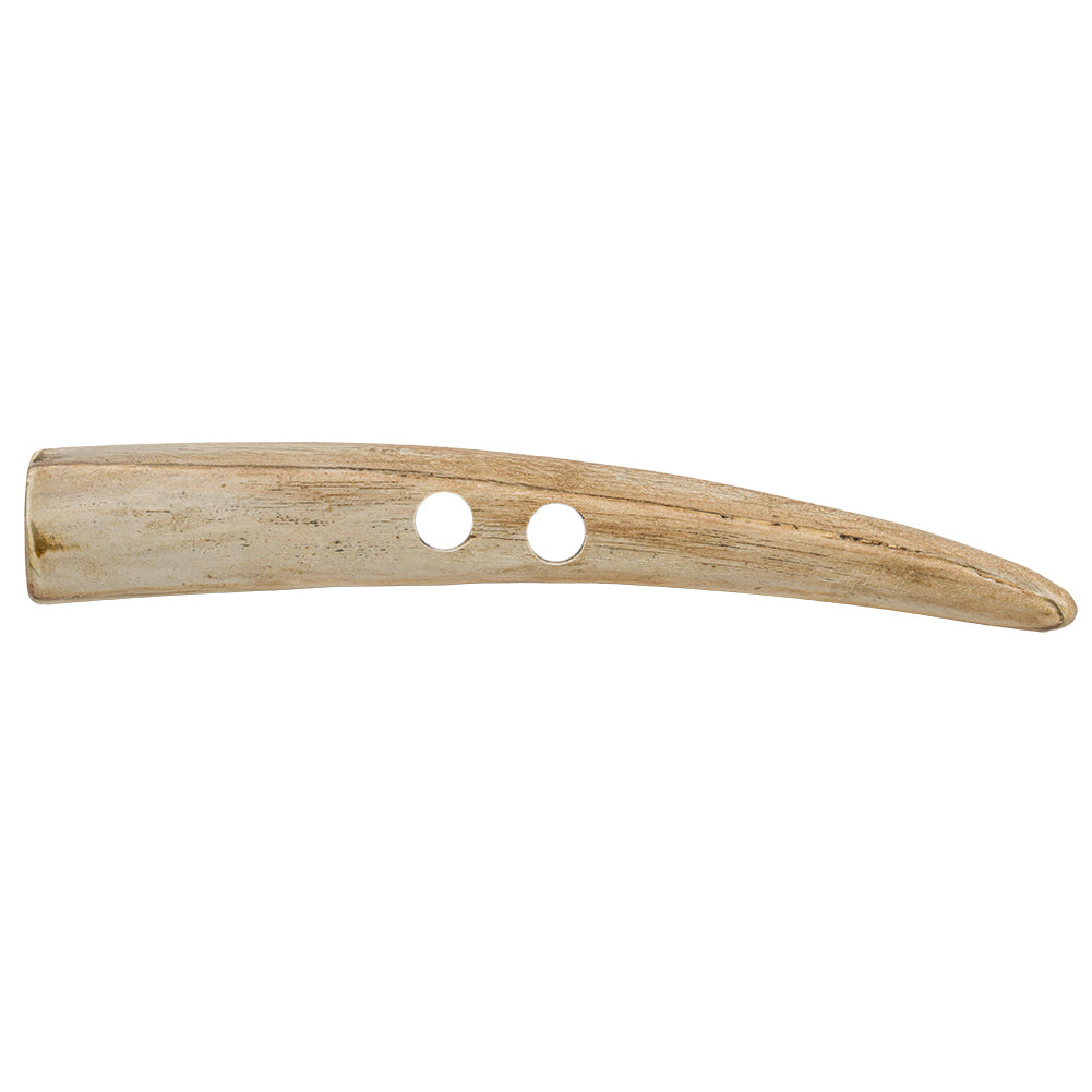 Natural Oversized Horn Toggle - 160L/100mm Full