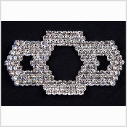 4" Czech Rhinestone Applique