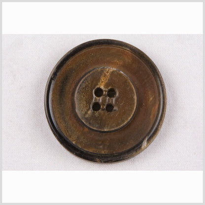 Brown Horn Coat Button - 44L/28mm