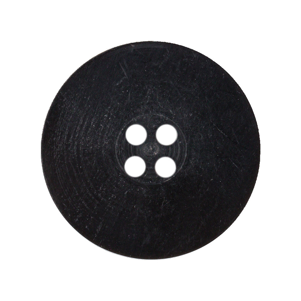 Brown Horn Coat Button - 44L/28mm Detail