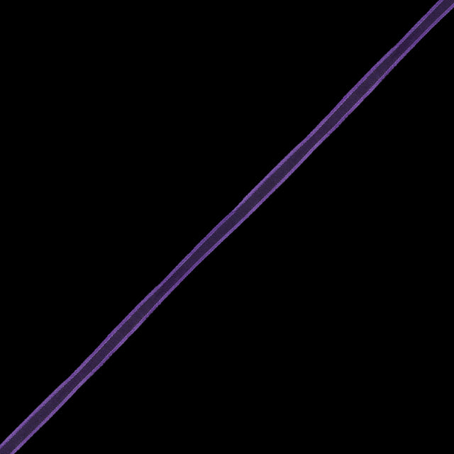 3/8" Purple Sheer Ribbon with Double Faced Satin Edge