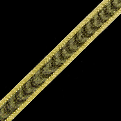 3/8" Lemon Sheer Ribbon with Double Faced Satin Edge Detail
