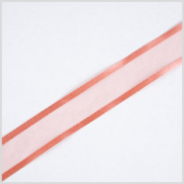 Light Coral Sheer Ribbon