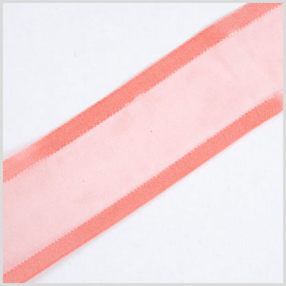 Light Coral Sheer Ribbon - 1.5"
