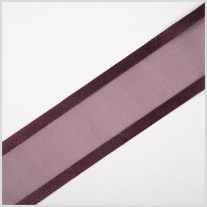 Burgundy Sheer Ribbon