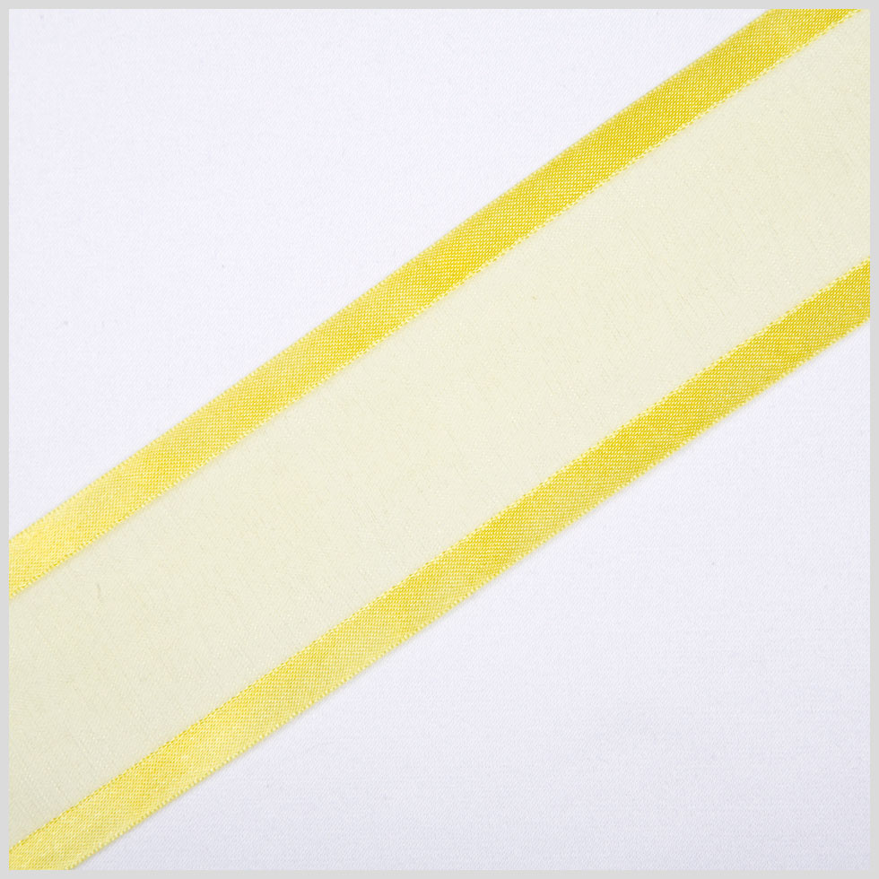 Yellow Sheer Ribbon - 1.5"