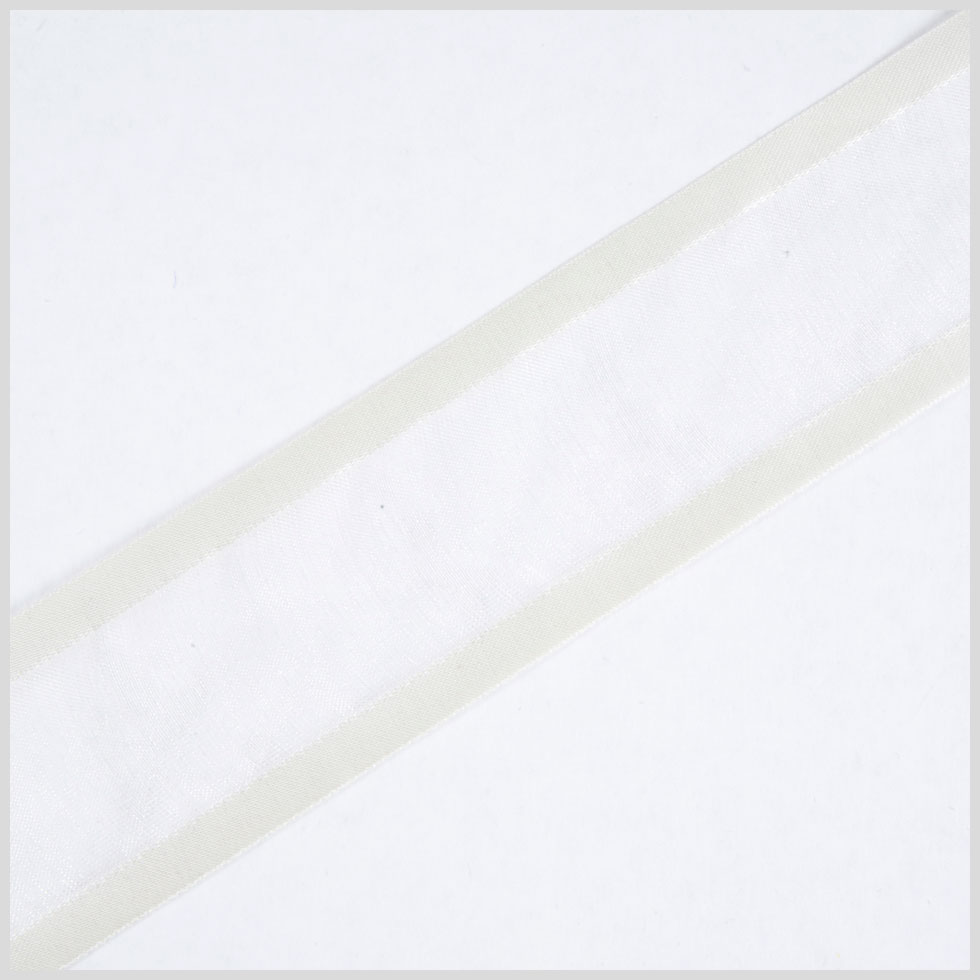 Ivory Sheer Ribbon - 1.5"