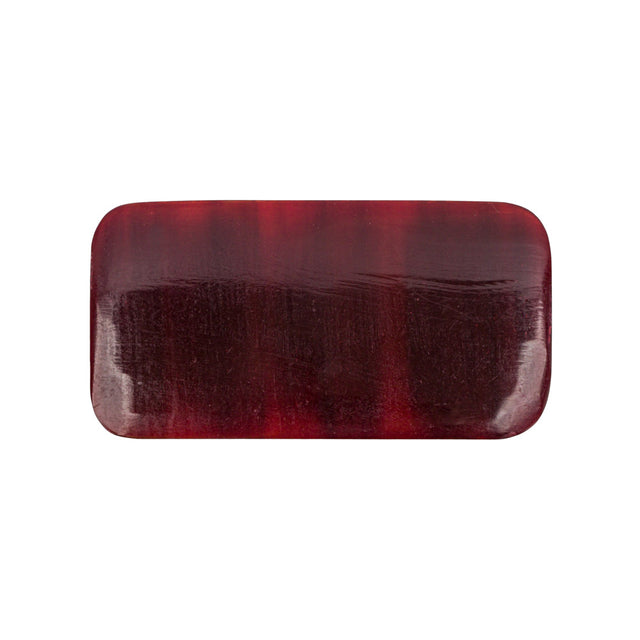 Light Brown Horn Button - 1.25" x 2.375"