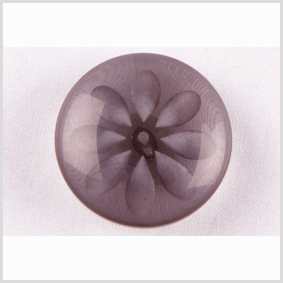 Black Plastic Button - 24L/15mm