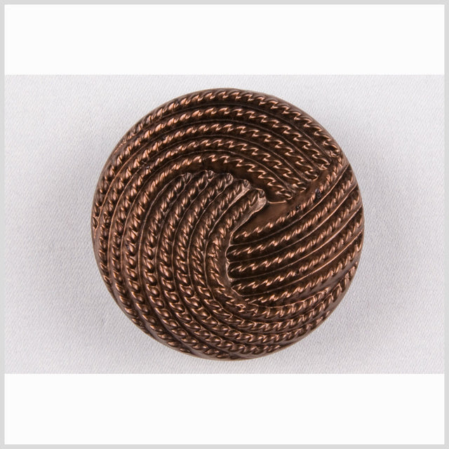 Copper Knotted Glass Shank Back Button - 22L/14mm