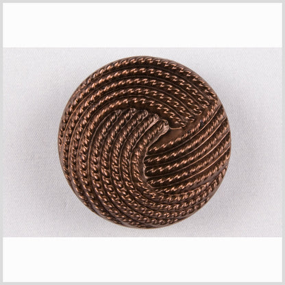Copper Knotted Glass Shank Back Button - 44L/28mm