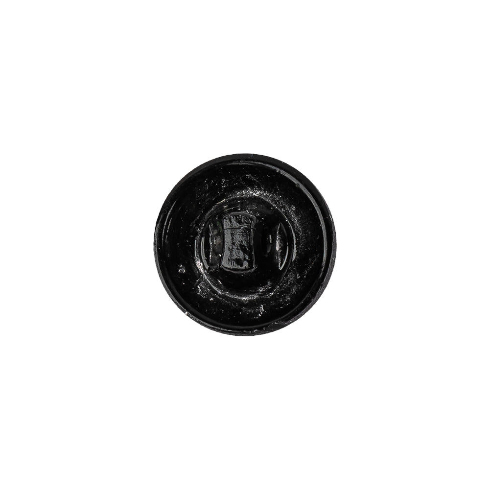 Black Glass Button - 22L/14mm Detail