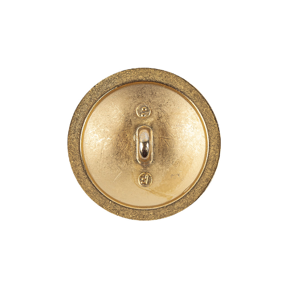 Gold Matte Metal Button - 36L/23mm Detail