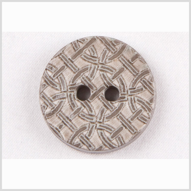 Gray Celtic Plastic Coat Button - 44L/28mm