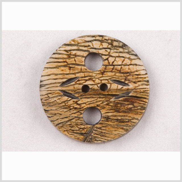 Natural Horn Button - 36L/23mm