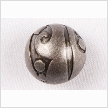 Antique Iron Button - 28L/18mm