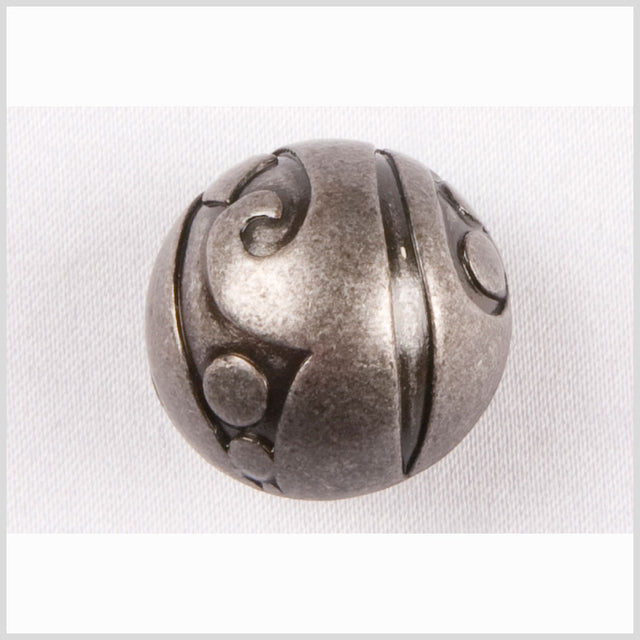 Antique Iron Button - 28L/18mm