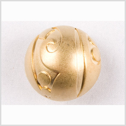 Gold Matte Metal Button - 36L/23mm
