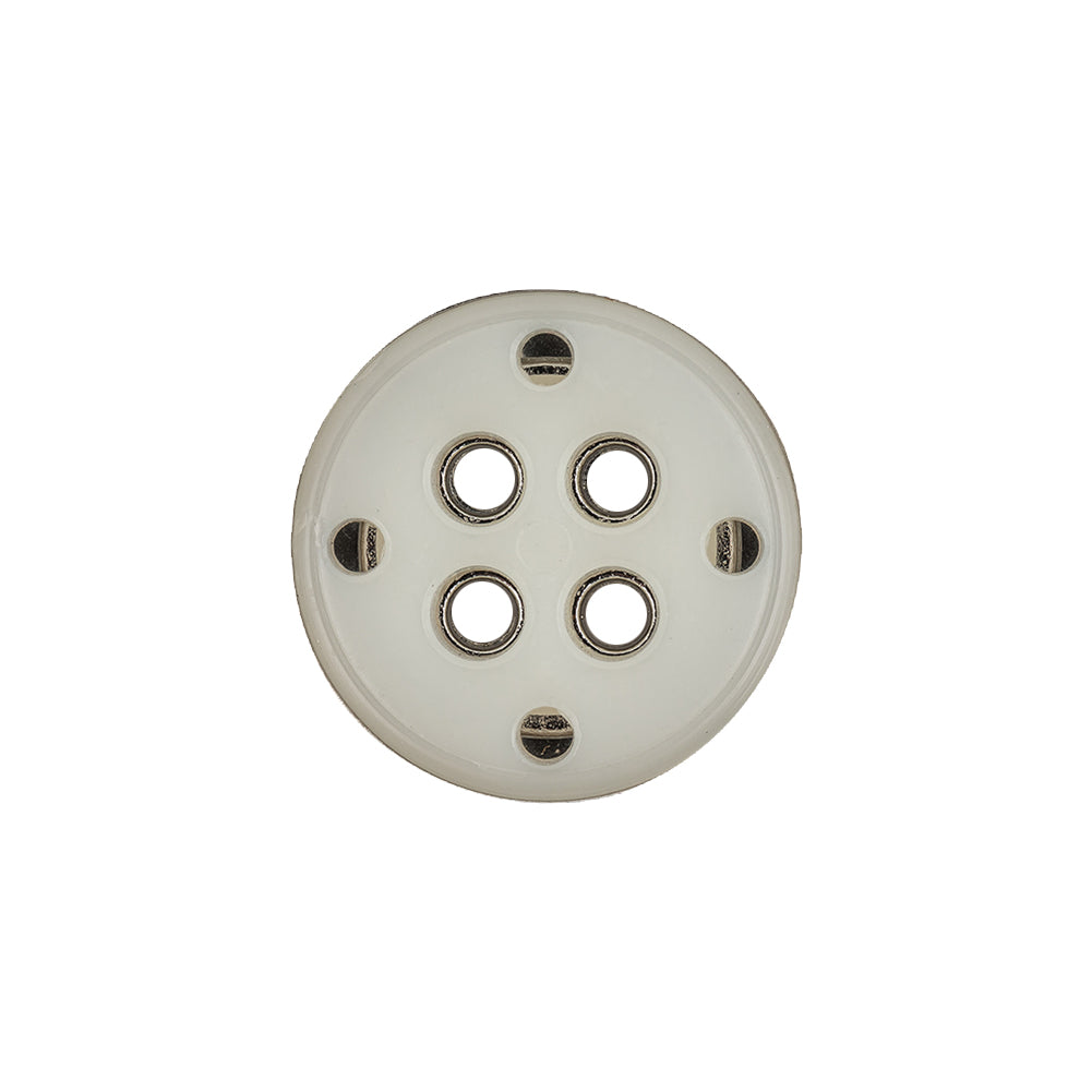 New Silver Metal Coat Button - 32L/20mm Detail