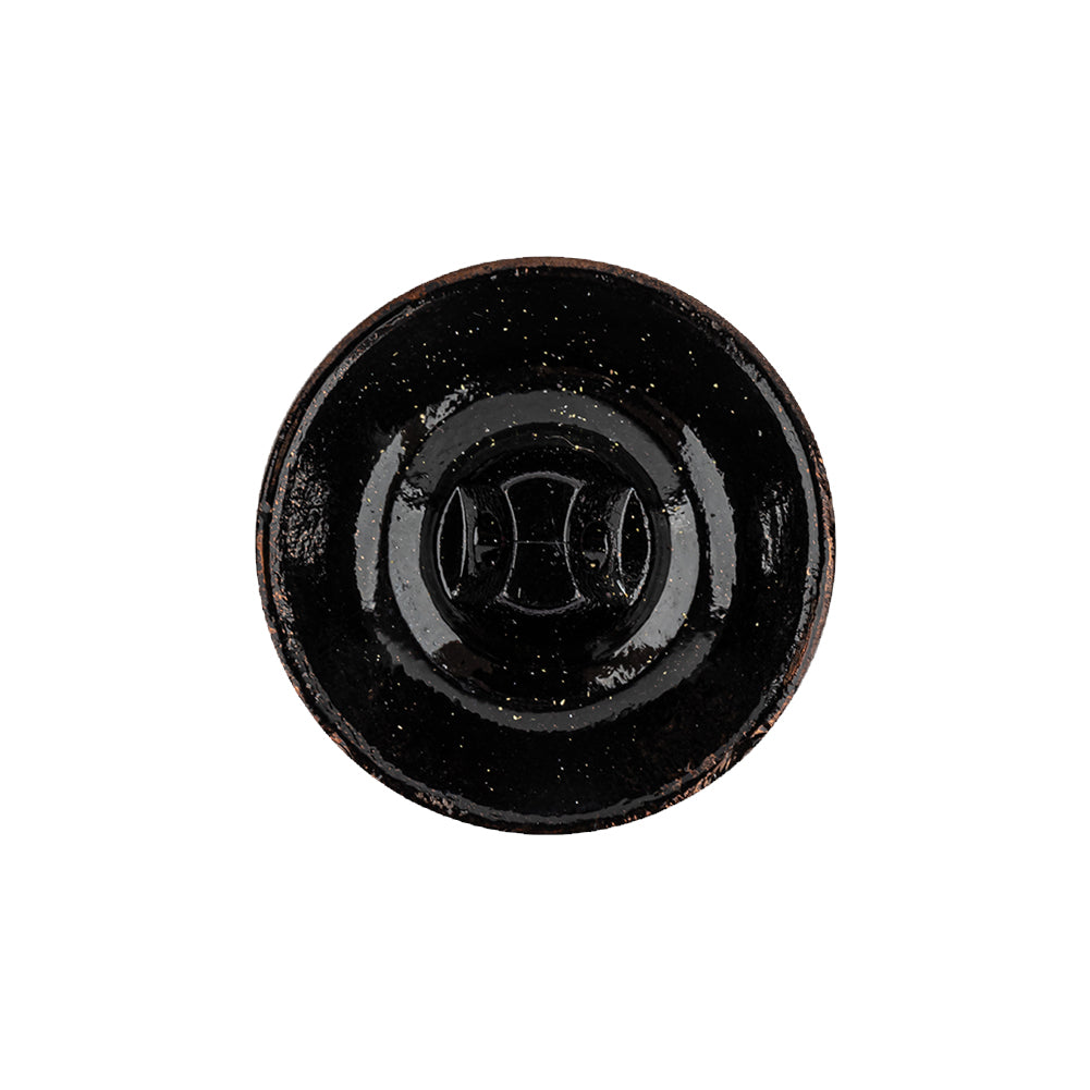 Copper Glass Button - 36L/23mm Detail
