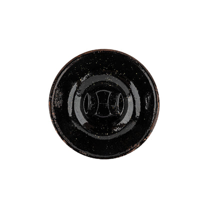 Copper Glass Button - 36L/23mm Detail