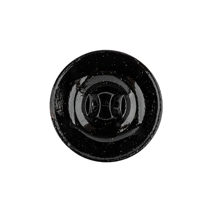 Gold Shaded Glass Button - 36L/23mm Detail