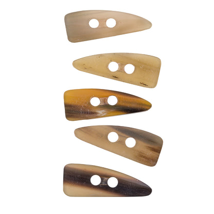 Beige Horn Toggle - 80L/50.8mm Folded