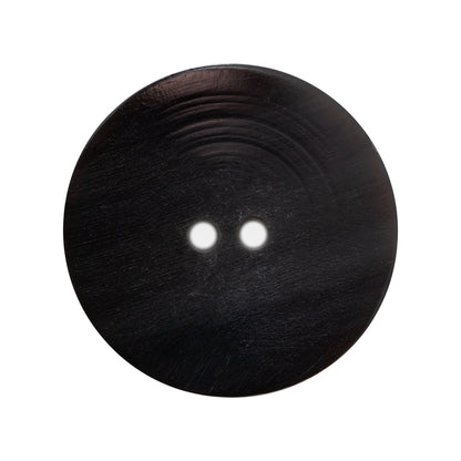 Black Horn Coat Button - 45L/29mm Detail