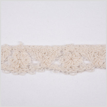 1.25" Natural Crochet Lace