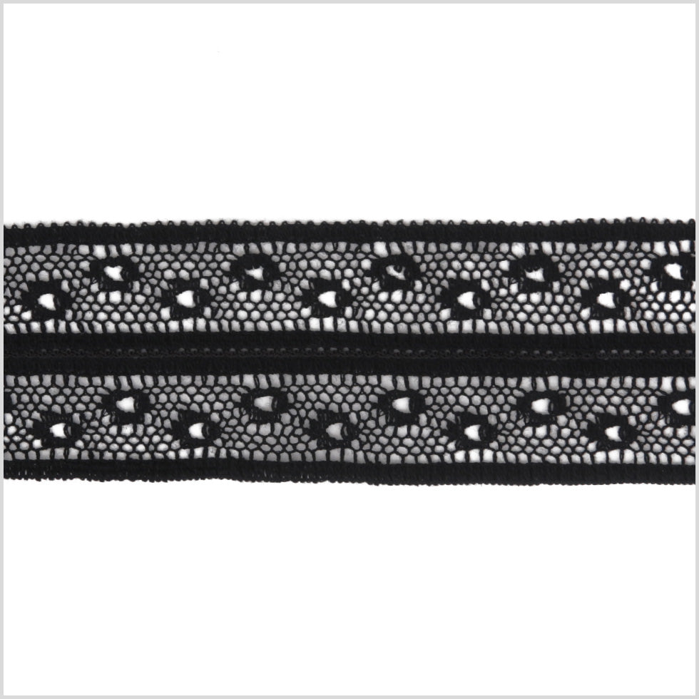 1.5" Black Lace