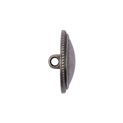 Antique Iron Button - 36L/23mm Folded