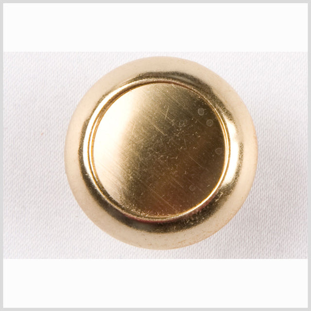 Gold Matte Metal Button - 24L/15mm