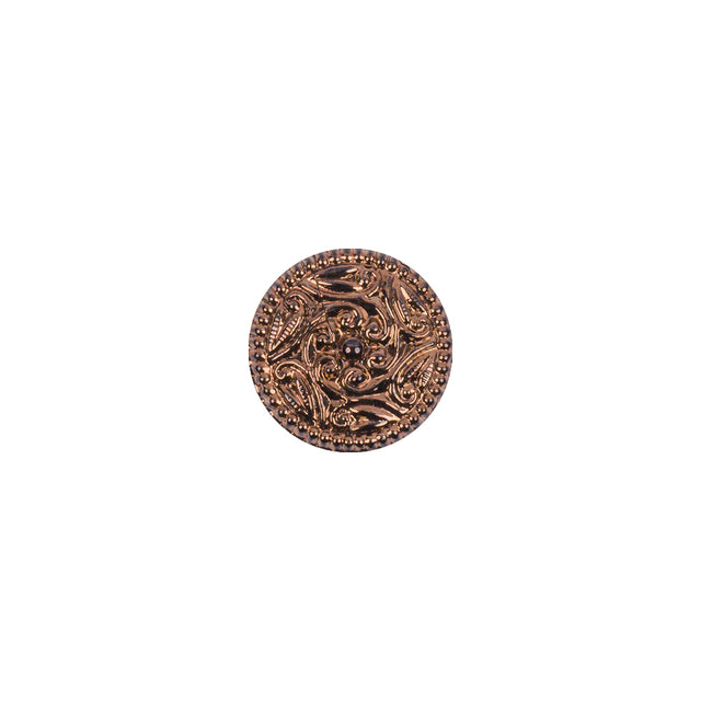 Copper Glass Button - 18L/11.5mm