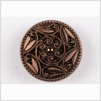 Copper Glass Button - 22L/14mm