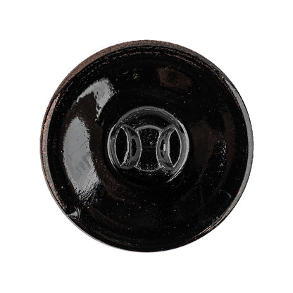Copper Glass Button - 40L/25.5mm Detail
