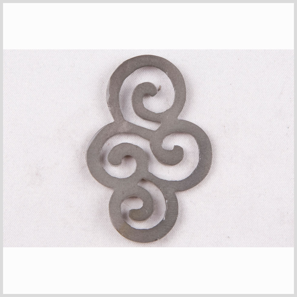 Natural Neutral Gray Shell Pendant