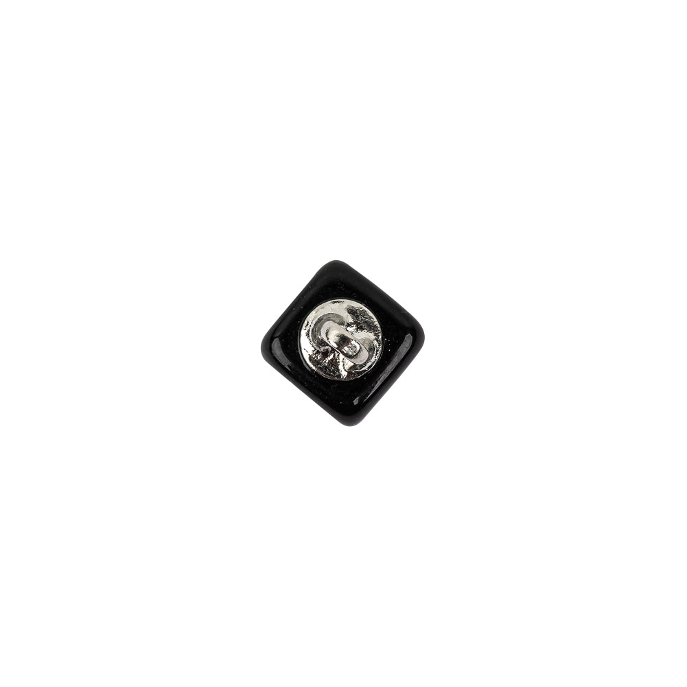 Black Glass Button - 16L/10mm Detail