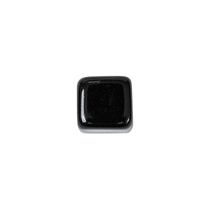 Black Glass Button - 22L/14mm