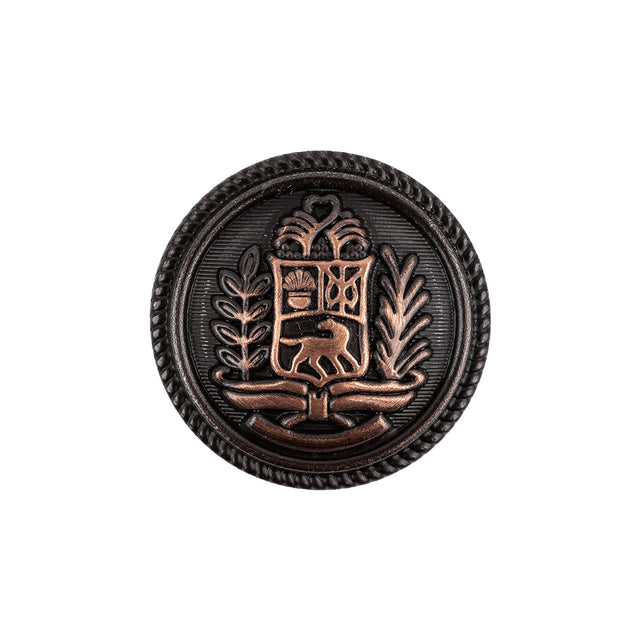 Copper and Brass Metal Coat Button - 36L/23mm