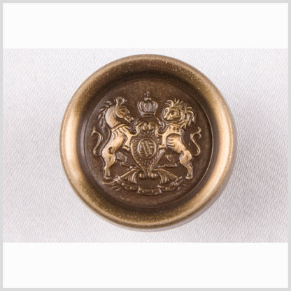 Old Brass Metal Blazer Button - 28L/18mm