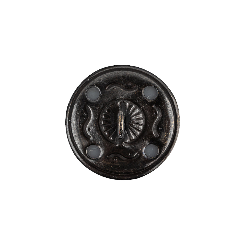 Old Brass Metal Blazer Button - 32L/20mm Detail