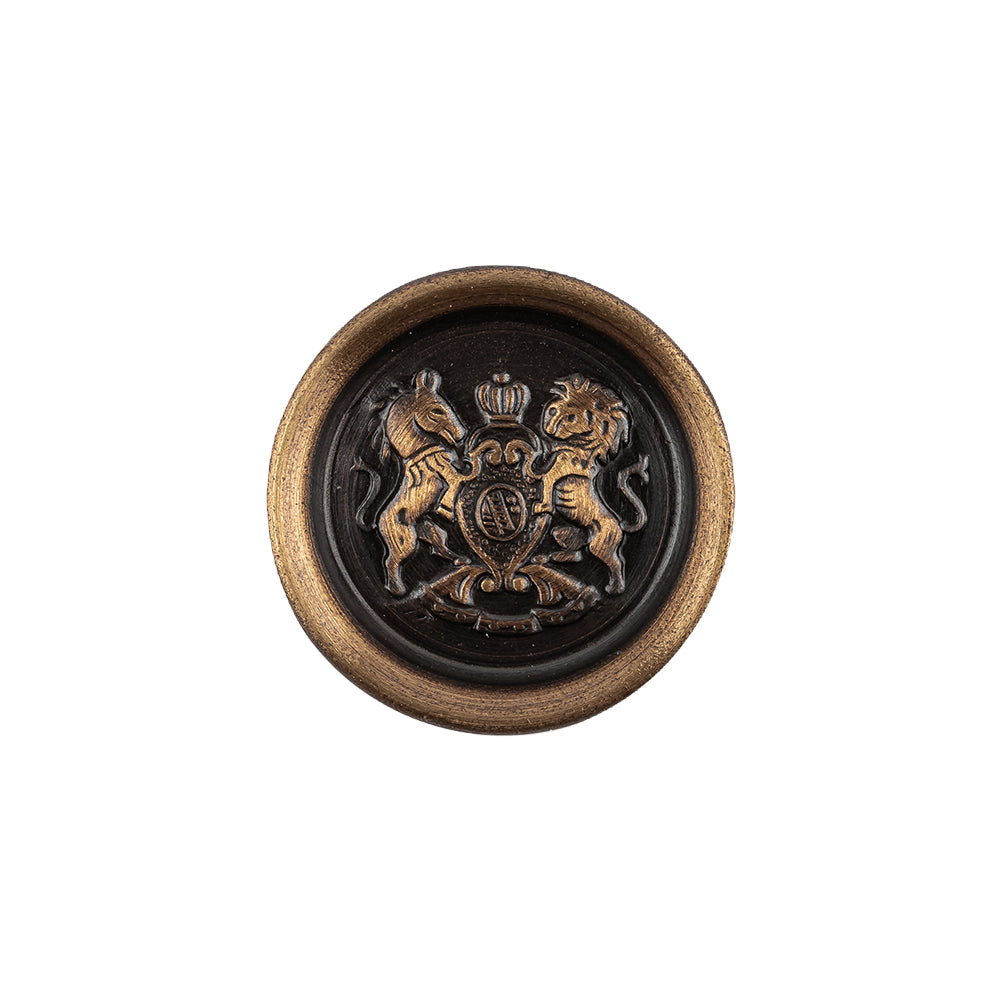 Old Brass Metal Blazer Button - 32L/20mm