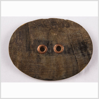 Dark Brown Oversized Horn Button - 120L/76.2mm
