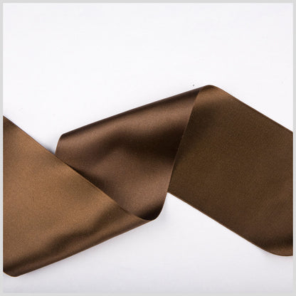Brown Combo Double Face French Satin Ribbon