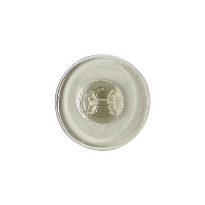 Clear Green Glass Button - 32L/20mm Detail