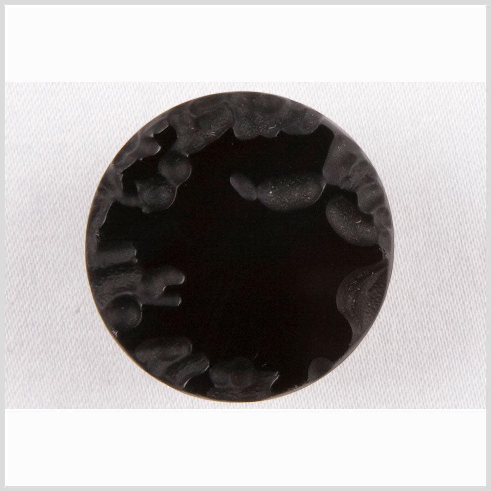Black/Matte Matte Glass Button - 18L/11.5mm