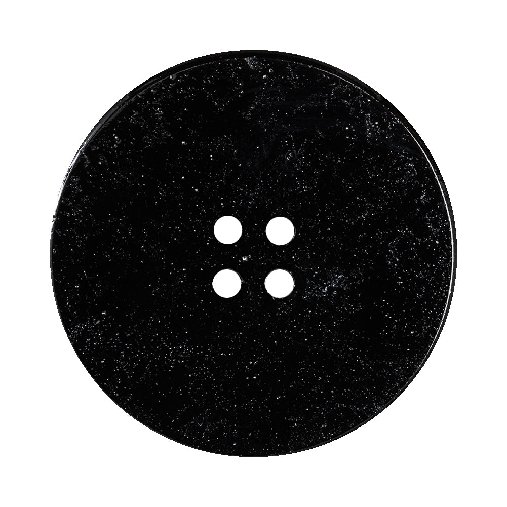 Black/Gold Glass Button - 54L/34mm Detail