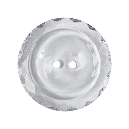 Crystal Glass Button - 44L/28mm
