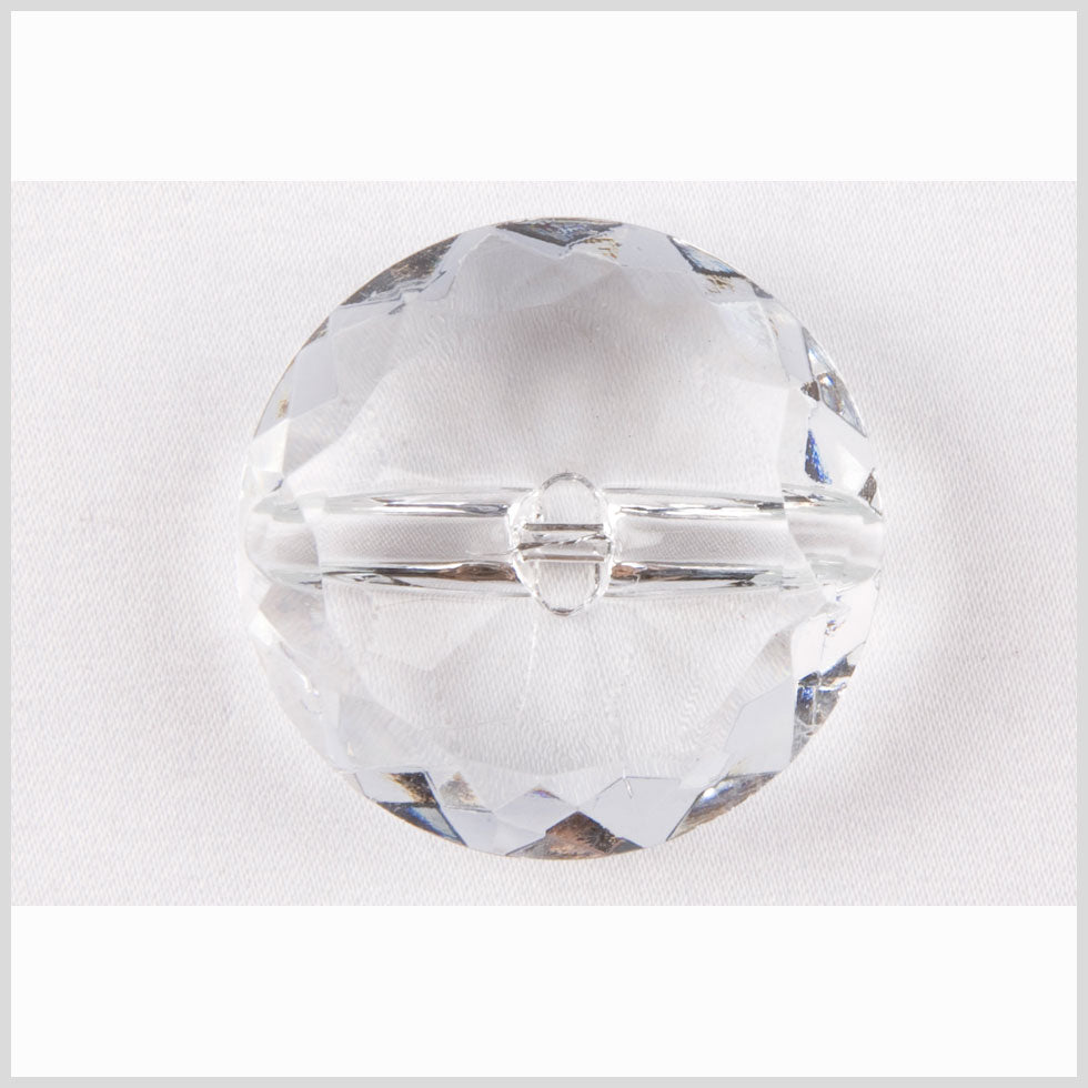 Crystal Glass Button - 24L/15mm